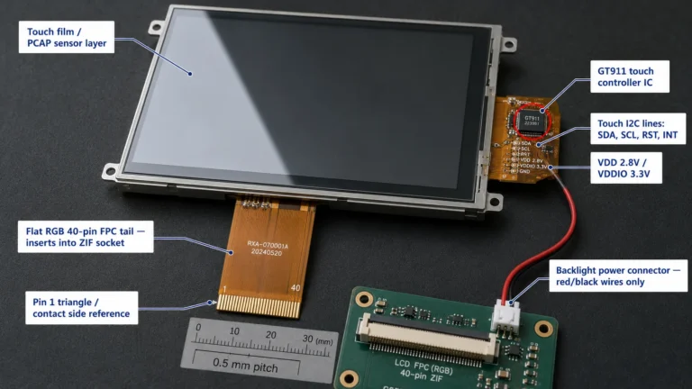 How to identify an original laptop LCD panel before ordering a kit