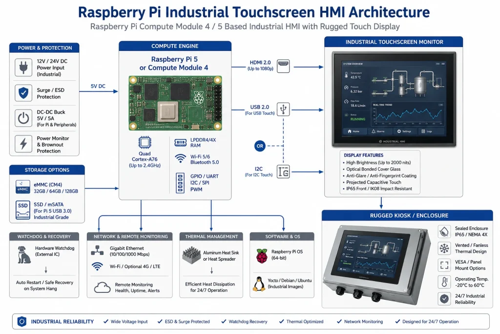 Building a Reliable 24/7 Raspberry Pi Industrial Display