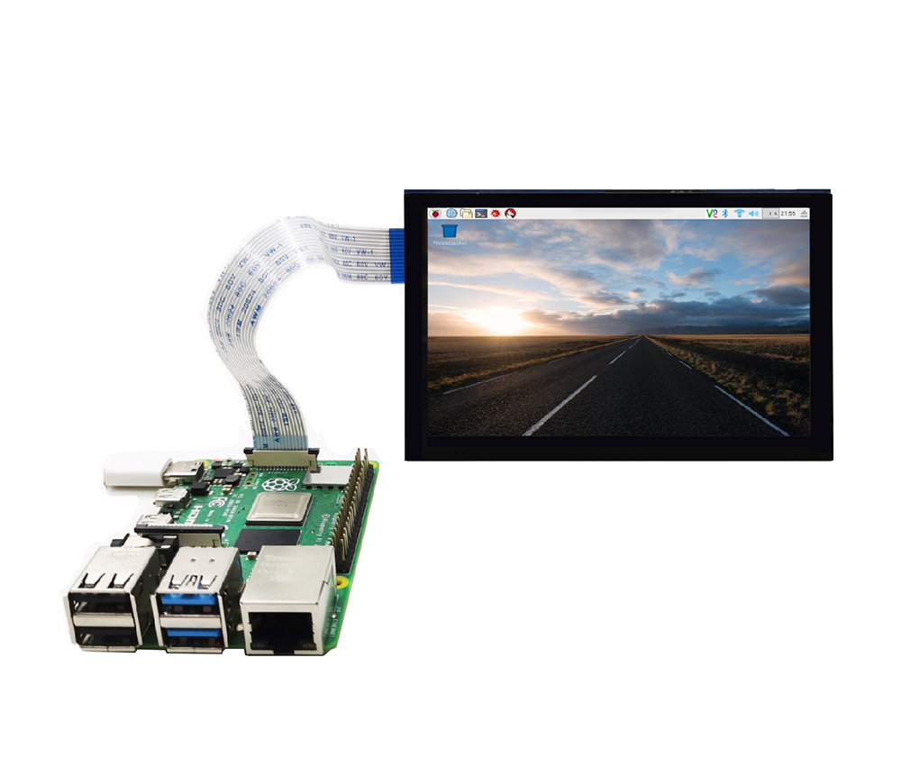 5.0 inch 800*480 DSI MIPI with 1000nits for Raspberry Pi