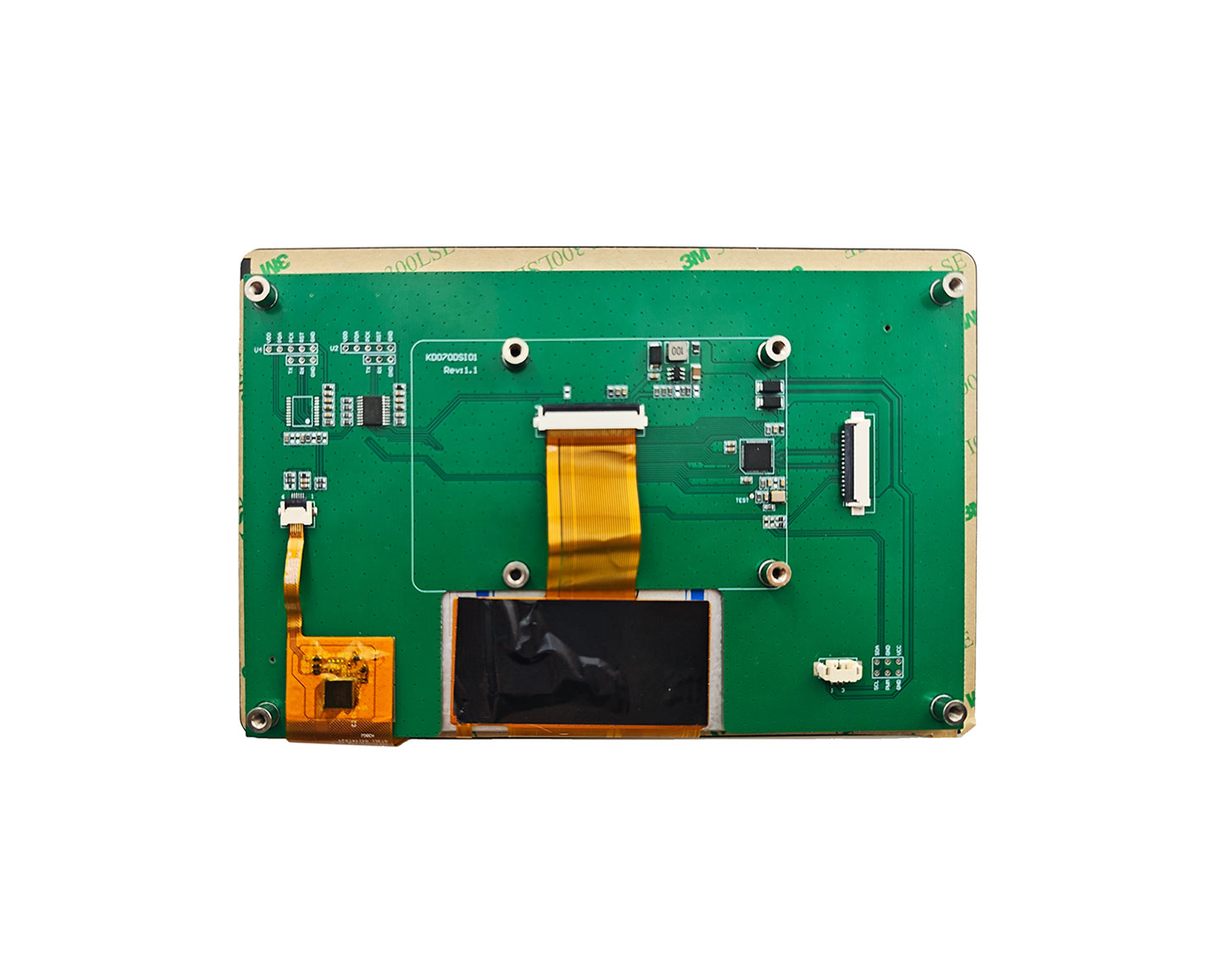 7.0 inch 800×480 IPS MIPI DSI TFT LCD Display for Raspberry Pi (800nits, Plug-and-Play)